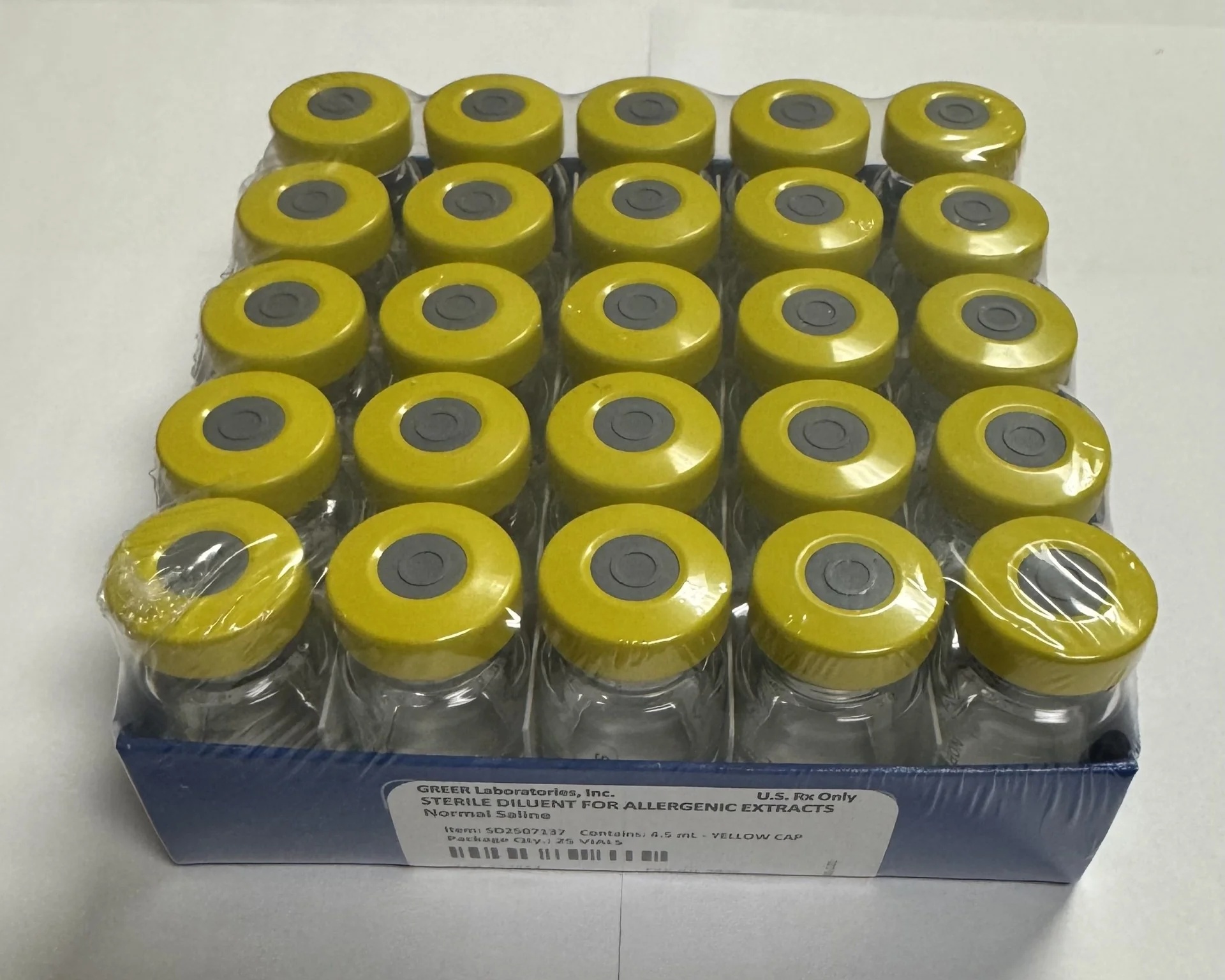 20mm Sterile, Clear, Normal Saline w/ Phenol Serum Glass Vials, ALK & Greer - Image 13
