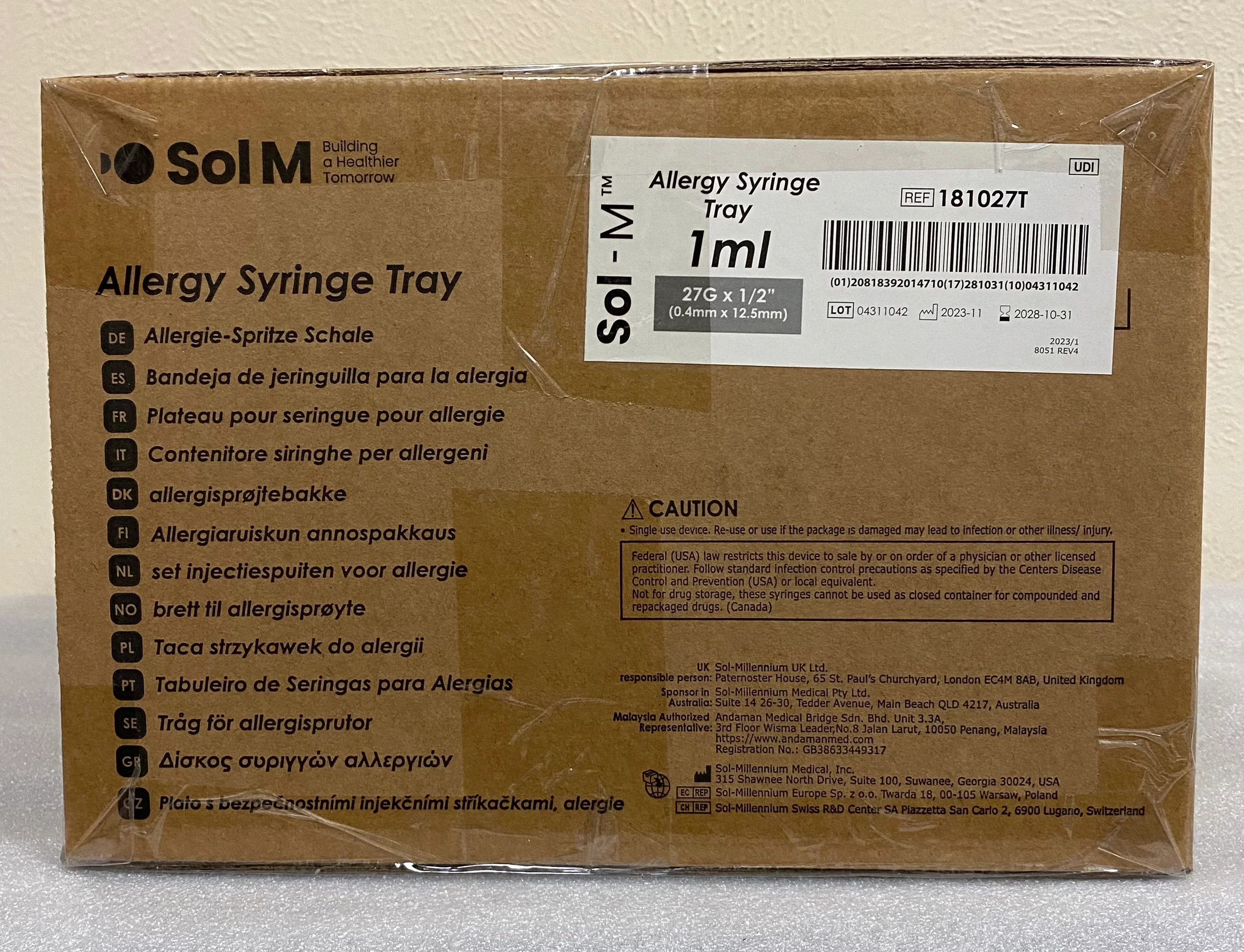 Allergy Trays - Sol Millennium - Image 4