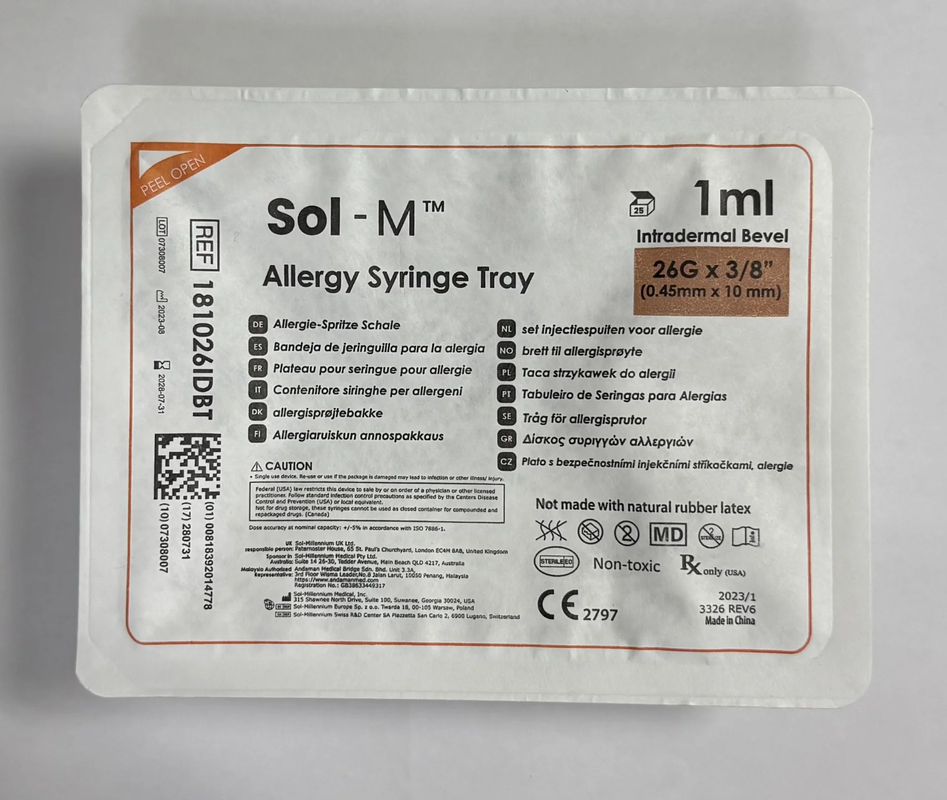 Allergy Trays - Sol Millennium - Image 5