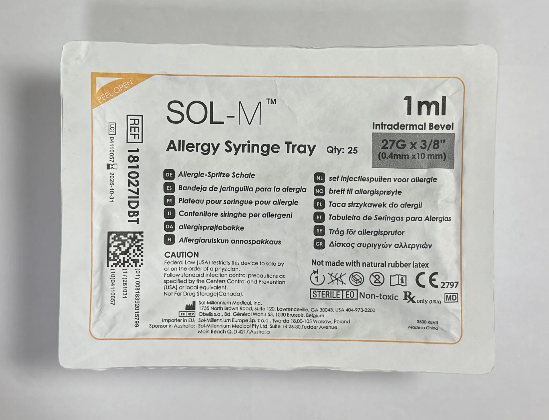 Allergy Trays - Sol Millennium - Image 7