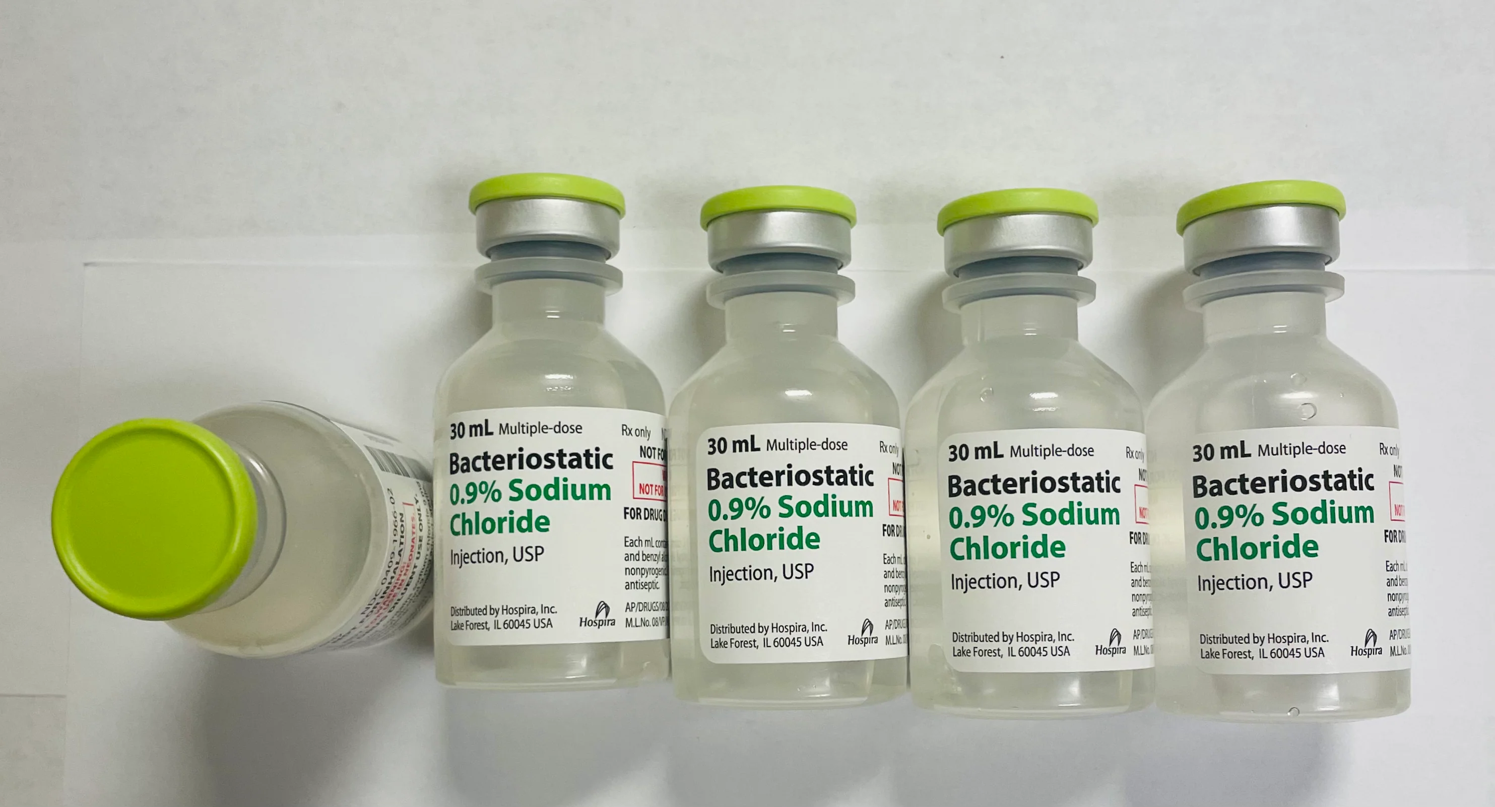 Bacteriostatic Sodium Chloride for Injection, 0.9%, Hospira - Image 4