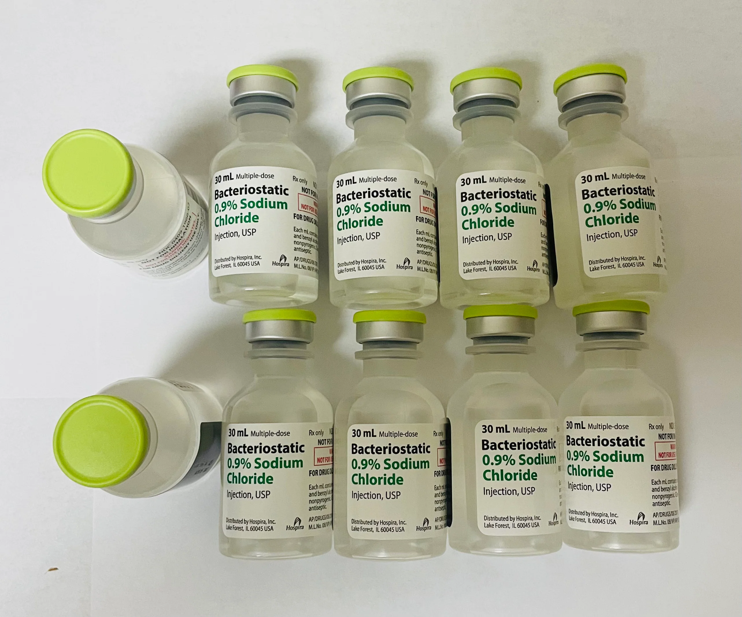 Bacteriostatic Sodium Chloride for Injection, 0.9%, Hospira - Image 5