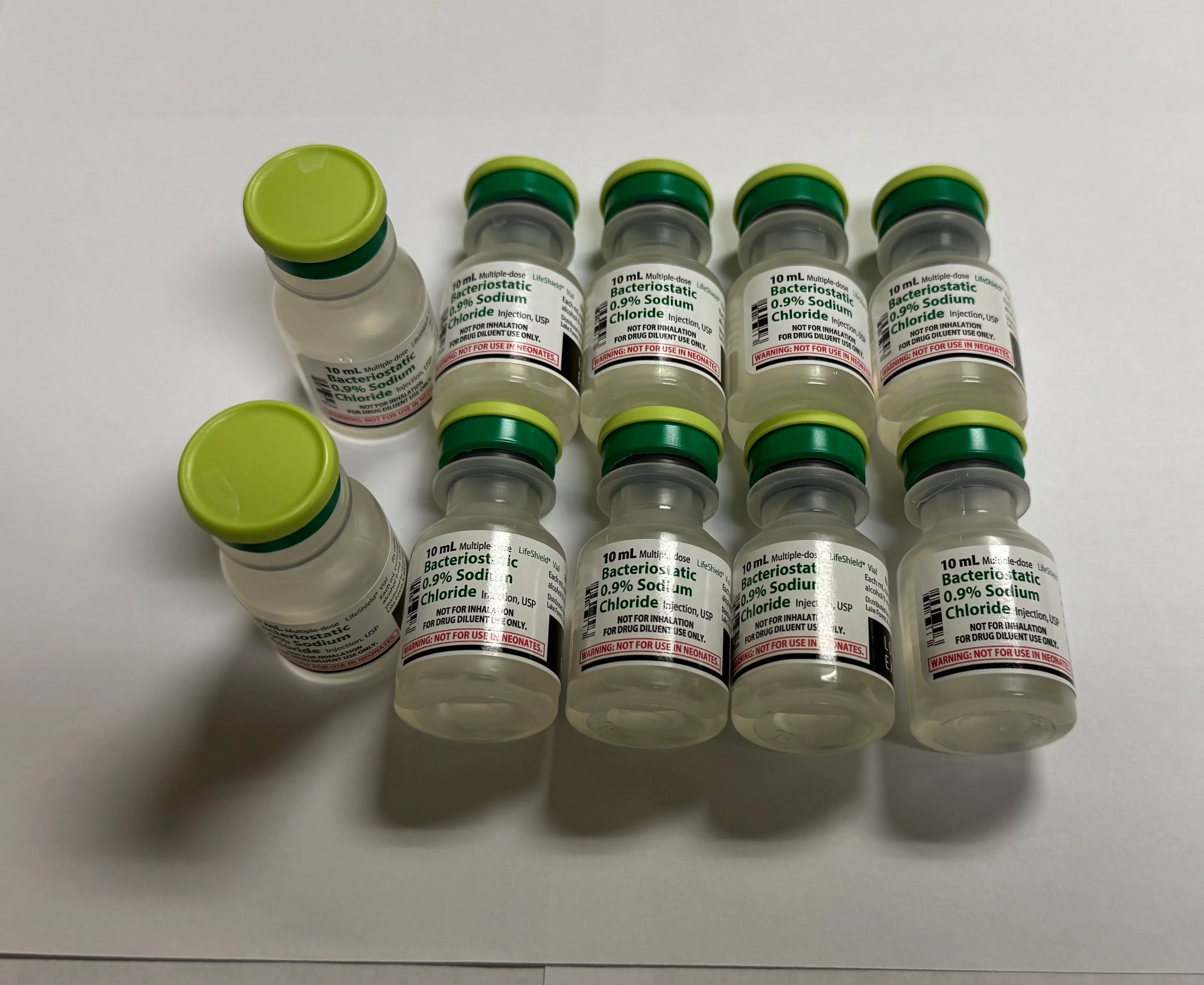 Bacteriostatic Sodium Chloride for Injection, 0.9%, Hospira - Image 7