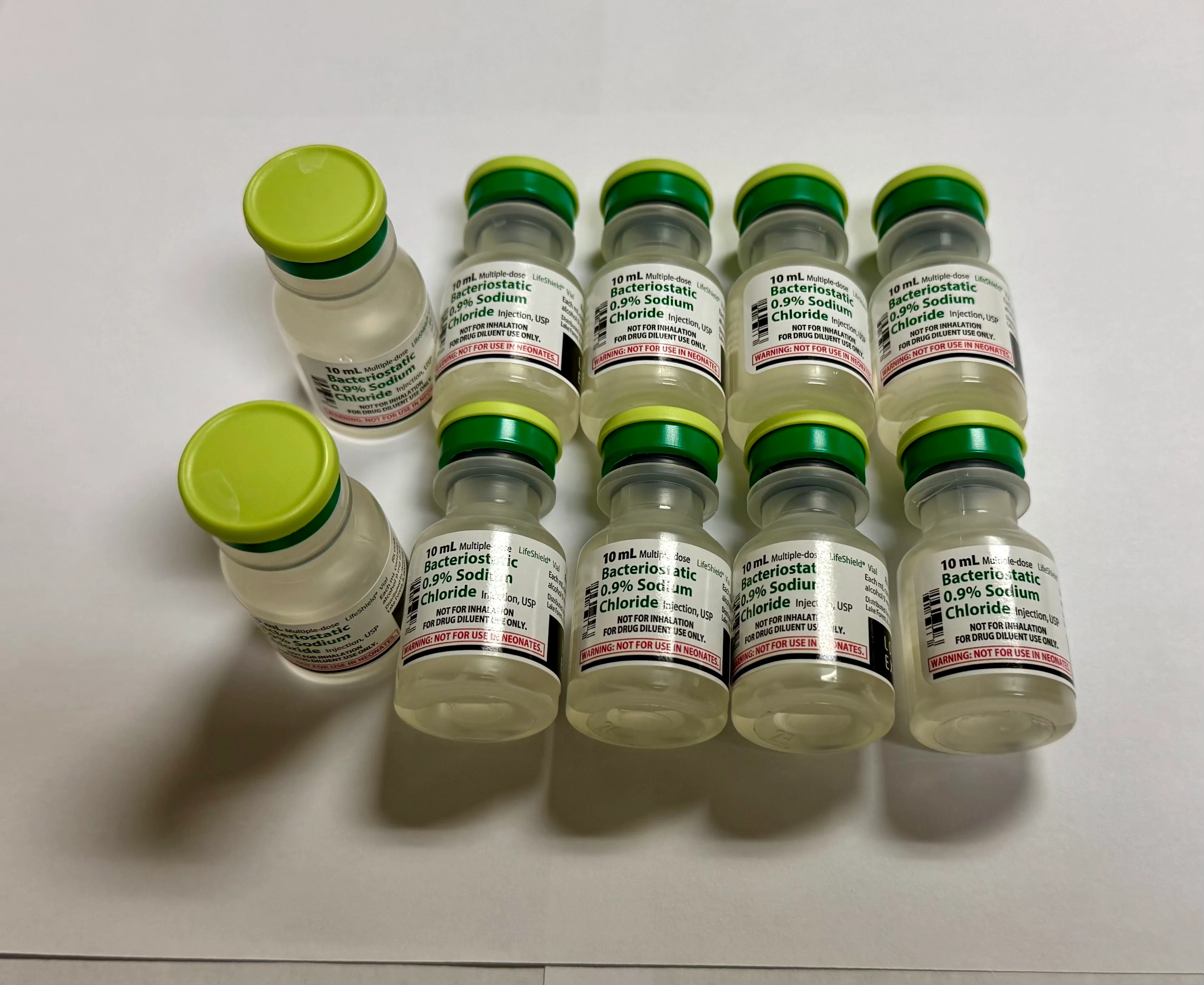 Bacteriostatic Sodium Chloride for Injection, 0.9%, Hospira - Image 9