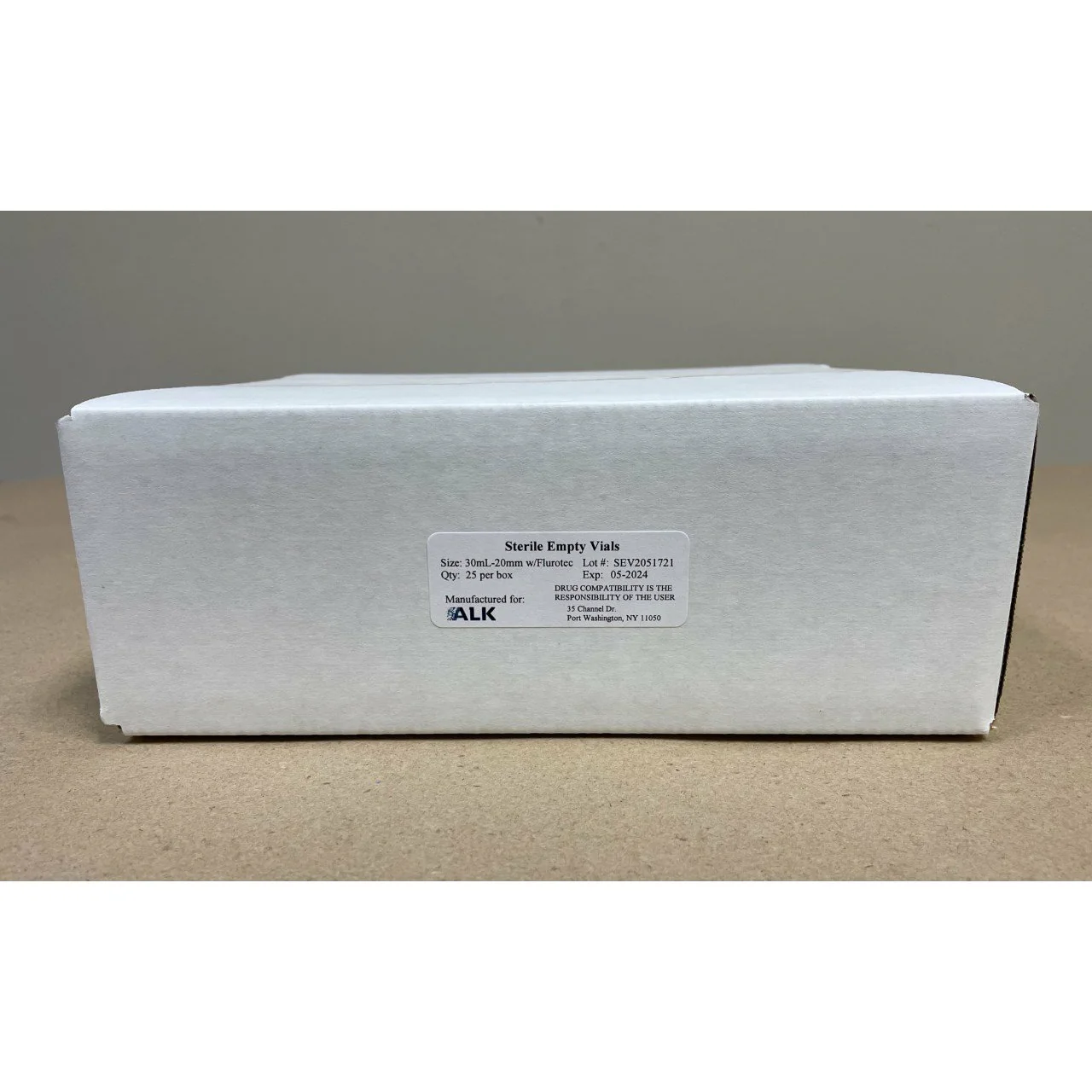 20mm, 20ml, 30ml, 50ml & 100ml Sterile, Empty, Clear Glass Vials, ALK - Image 5