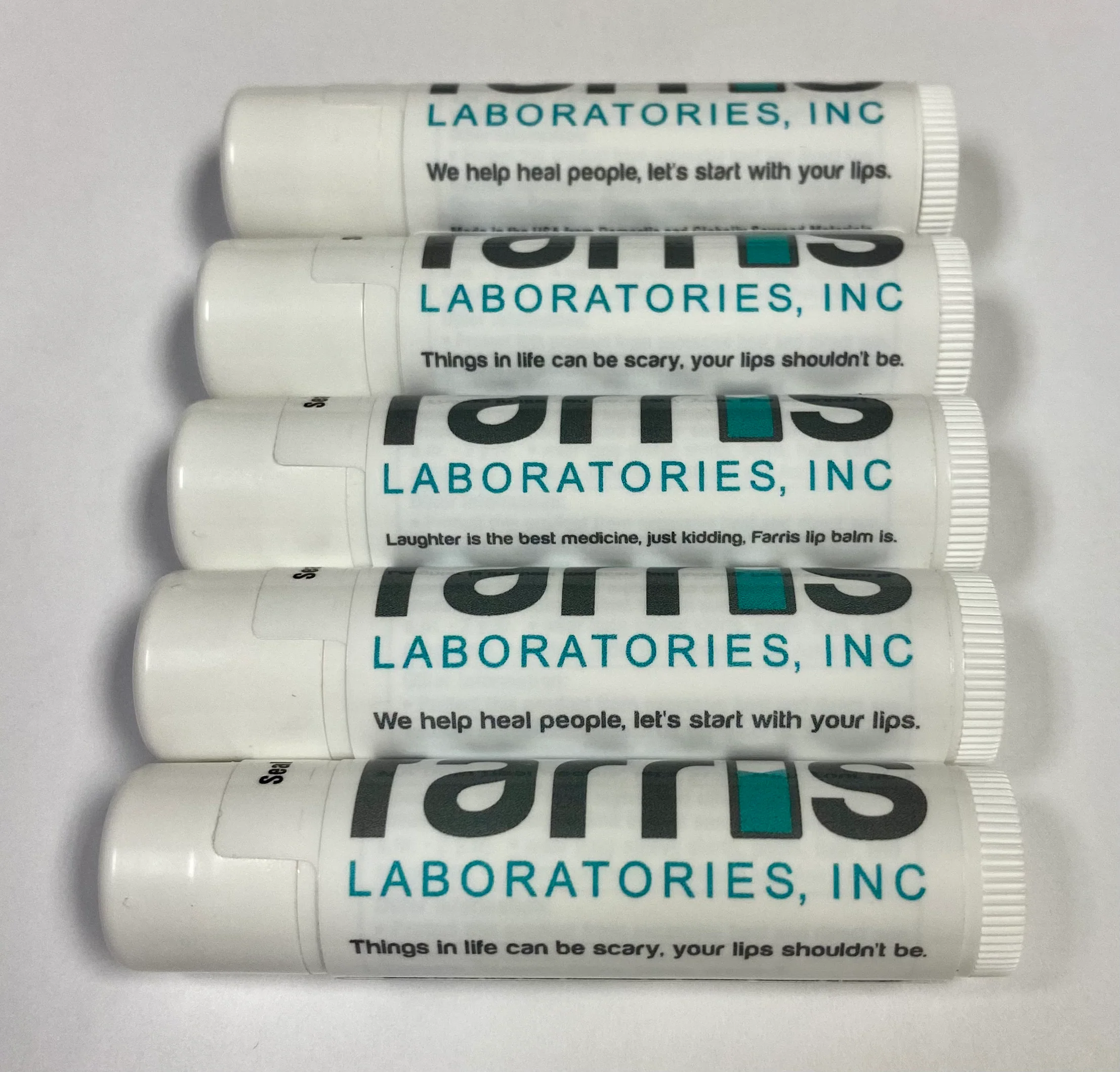 Farris Inspirational Phrases Lip Balm, w/ Vitamin E, peppermint flavored - Image 8