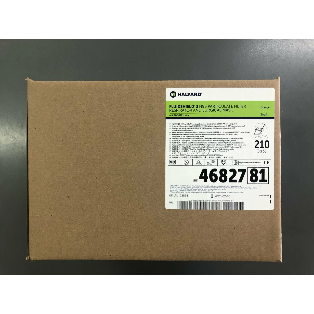 EXPIRED Halyard N95 Fluidshield Masks - Image 4