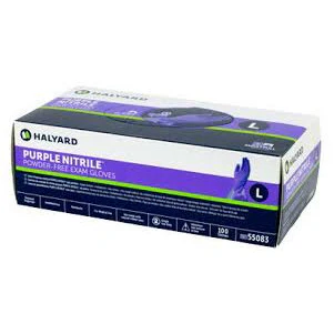 Halyard Purple Nitrile Xtra and Pink Underguard Exam Gloves, Non-Sterile - Image 3
