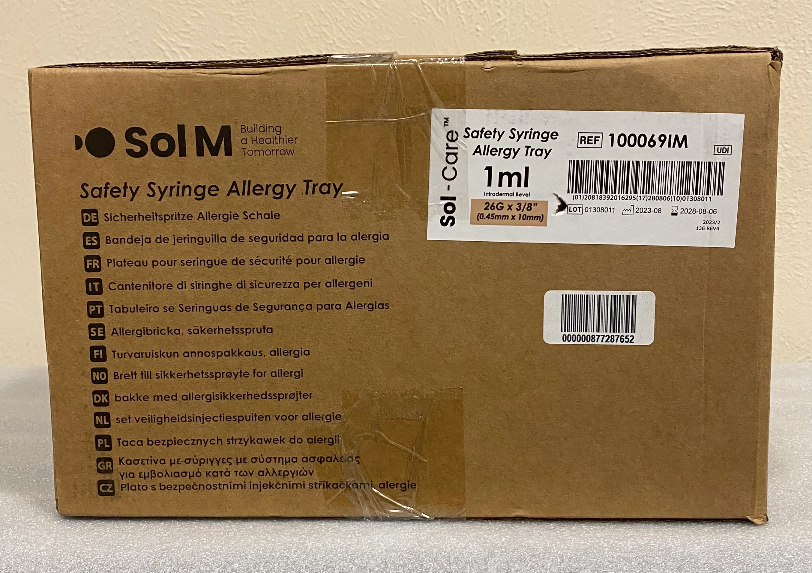 Safety Allergy Vaccination Trays - Sol Millennium - Image 4